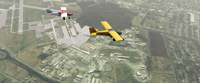 Rans Formation Over Houma Blimp Base