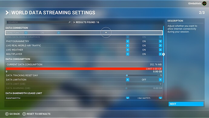 2023-02-13-MSFS40-j-data-online-functinality-greyed-out