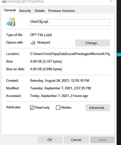 UserCfg dot opt