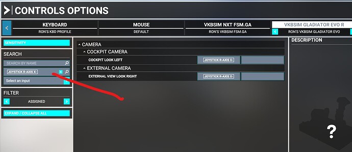 POV inputs
