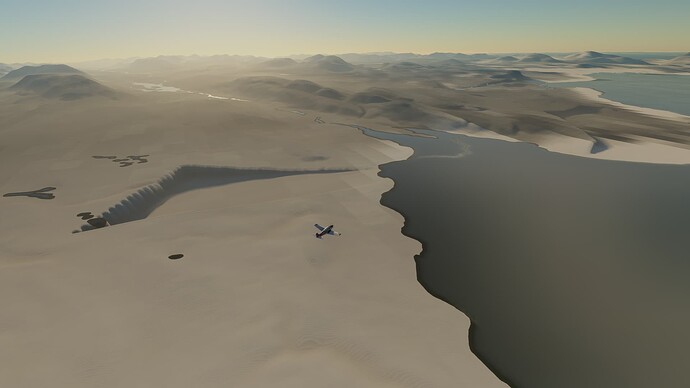 Repro - Scenery tiles not loading northern Canadian - Greenland 1