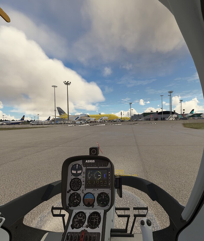 Hills on apron