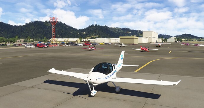 Sting S4 External Roseland Regional airport