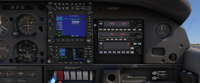 PA28 comm spacing