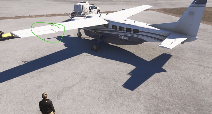 Ailerons not lined up