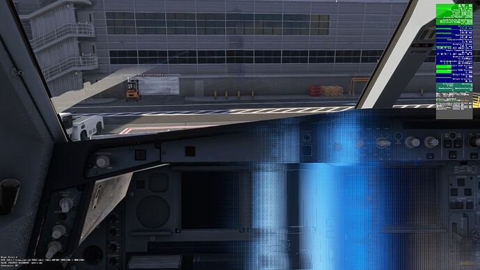 20260204 a330 cockpit blue flash