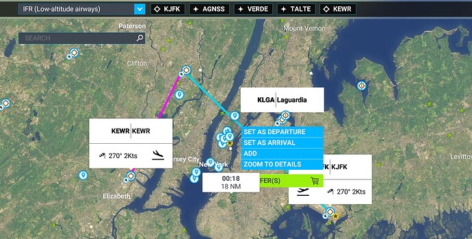 IFR Flight Add Waypoint