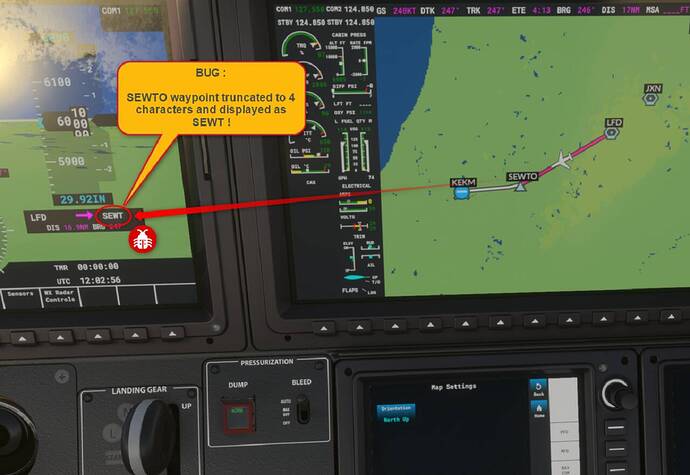 Bug - TBM930-G3000 - Waypoints truncated (2)
