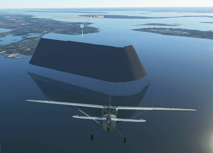 Iroquois Landing 2000 ft high