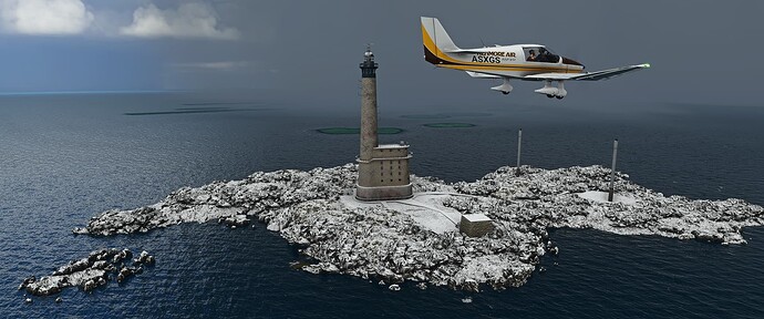 Roches-Douvres Light