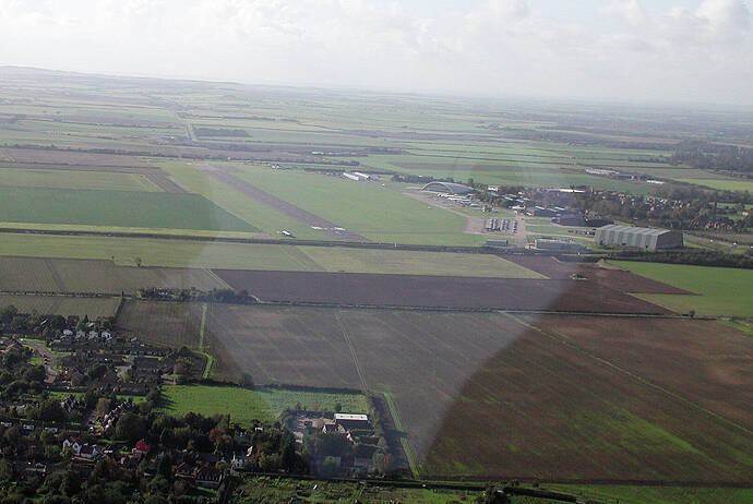 PA270270 Duxford - about to turn onto final