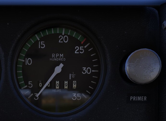 Piper PA-28 Hobbs Meter