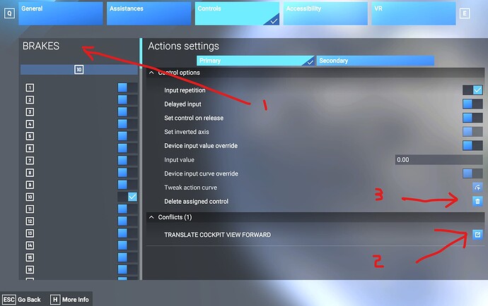 Multiple controls on a button