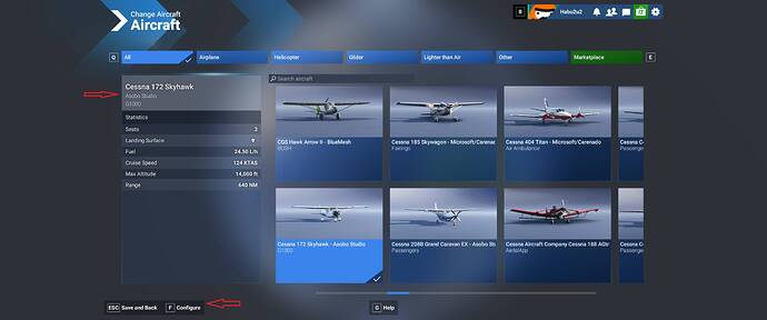 Configure 172