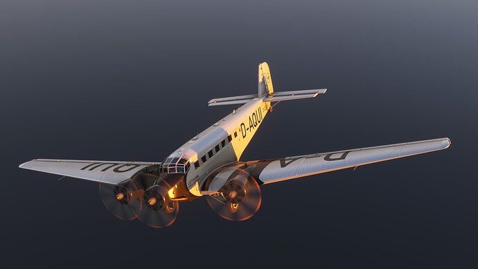 1936 Junkers Ju-52 3m D-AQUI (Prototype 1932)