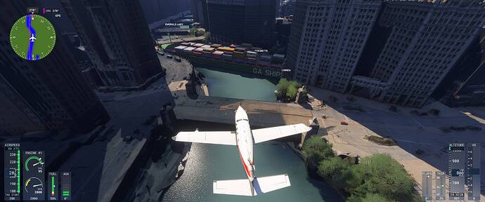 ship in CHI river