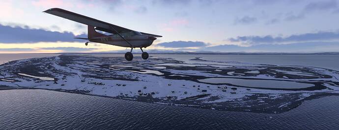 AB21_WIP18 - heading home toward PAOT after a long day of test flying😃