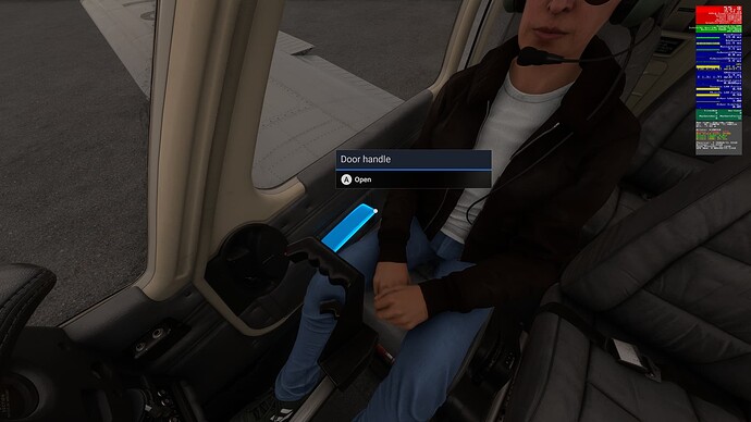 Piper PA-28 Standard Door (Interior) Handle 2