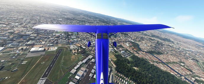 C172 Cauda para frente