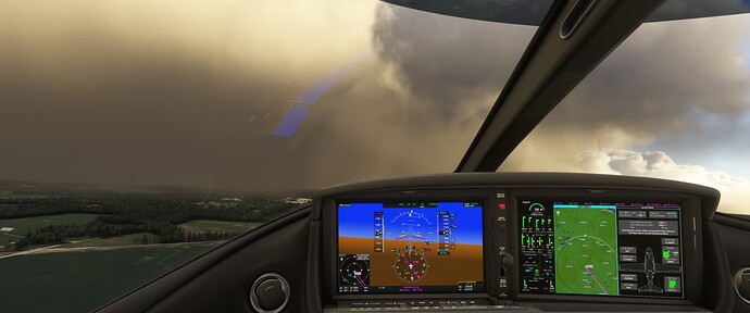 after takeoff guiding out on HDG