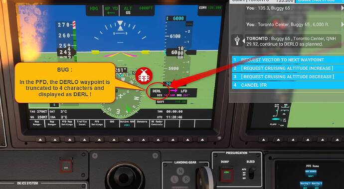 Bug - TBM930-G3000 - Waypoints truncated