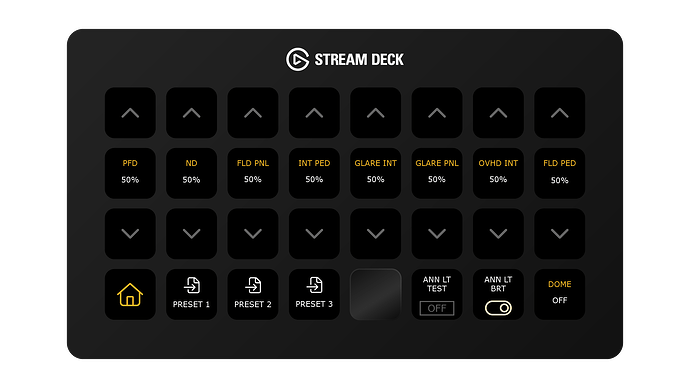 Mock - Fenix Airbus A320 - Interior Lighting