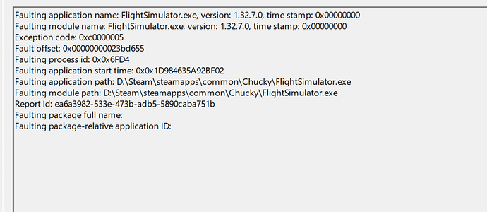 New CTD when flying pmdg 737 - Crashes (CTDs) - Microsoft Flight ...