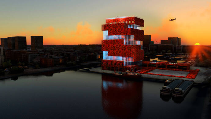 Museum Aan de Stroom, Antwerp, Belgium