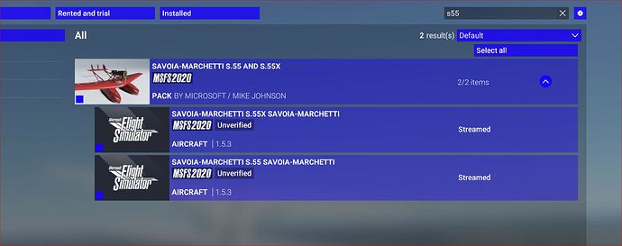 Siai Marchetti S55 My library