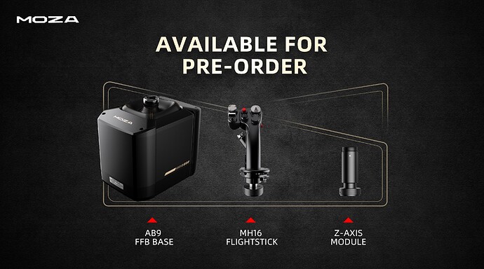 Pre order MOZA Flight Gear