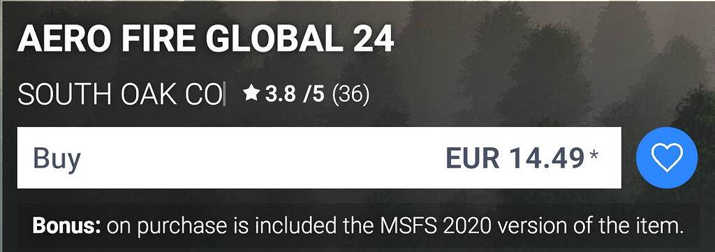 Bonus Items From Msfs 2024 Marketplace Missing In Msfs 2020