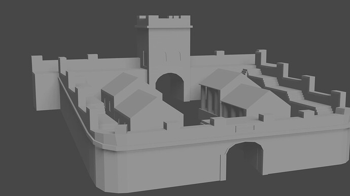 Milecastle 42 model