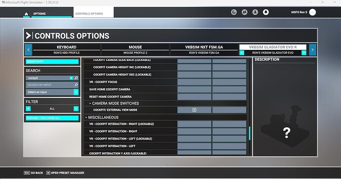Cockpit - External View