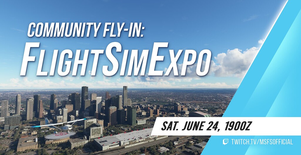 [Official] Community Fly-in Saturday: FlightSimExpo (with Major Prize ...