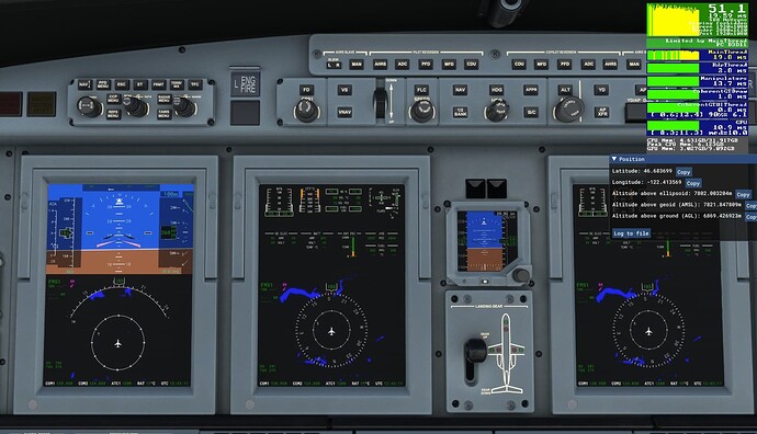 KSEA FL260 LAT 46 Onset 1