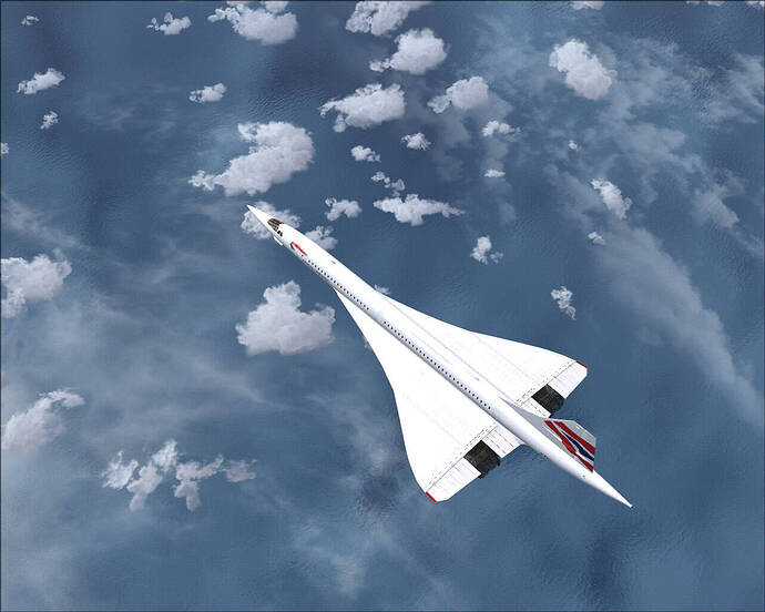Speedbird 001 enroute to New York City