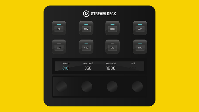 Phenom 300E Autopilot Stream Deck Profile