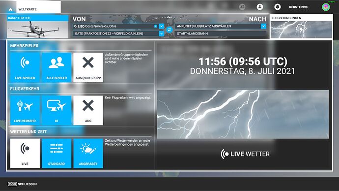 LIEO MSFS2020 Settings