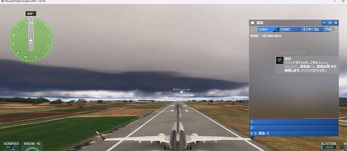 RORE IEJIMA ATC BUG  no runway selection