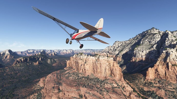 Flagstaff (KFLG) to Clark Meml (KCMR) Red Rock Secret Mountain Wilderness