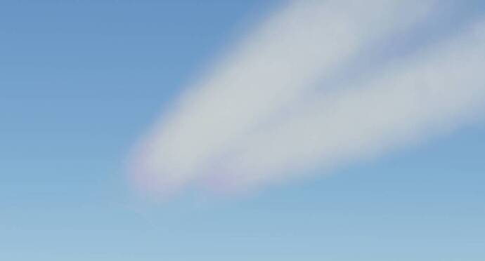 Purple contrail