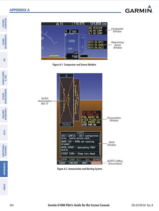 C208 G1000 Annunciation Window
