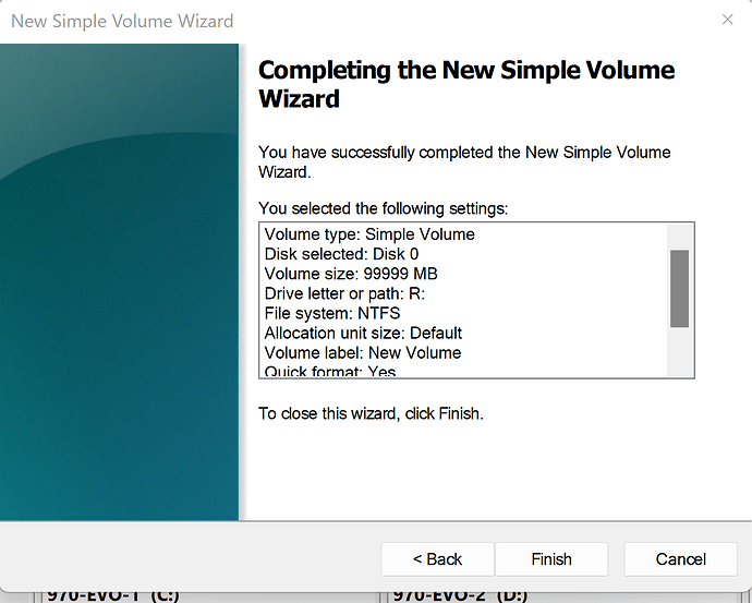B - Finished new SSD