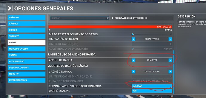 limitar ancho de banda