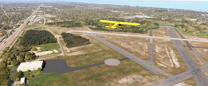 Cub Over KPMP Blimp Base