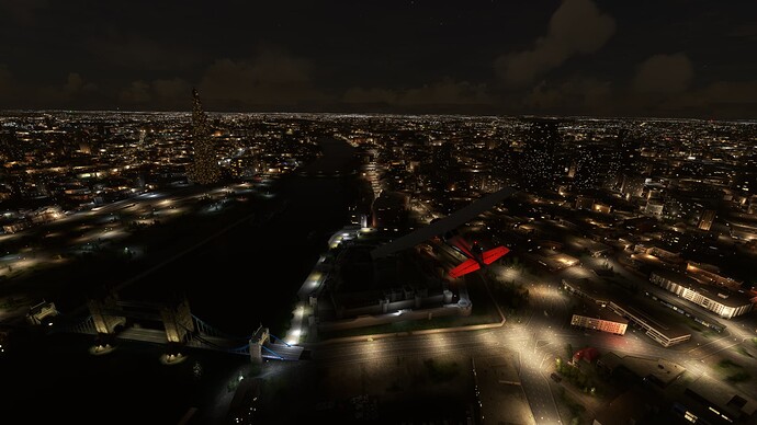 Ldn MSFS Night PG off, Bing off