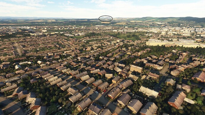 Scone Aerodrome from Burghmuir