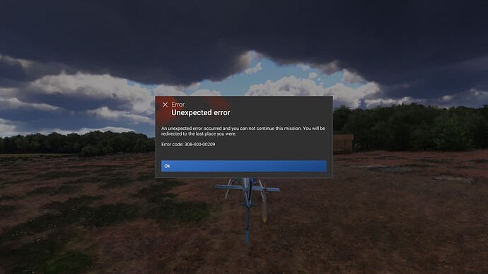 Unexpected Error_Free Flight 3