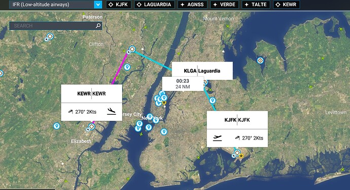 IFR Flight Waypoint Added