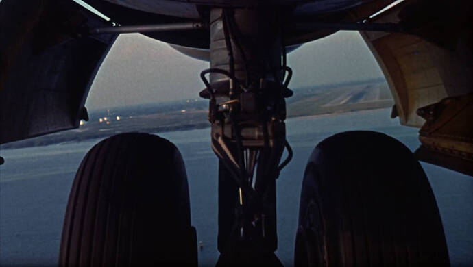 B-47B Nose Landing Gear During Approach